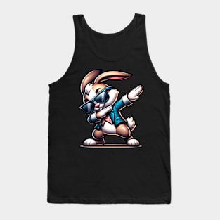 Dabbing Easter Bunny Tank Top